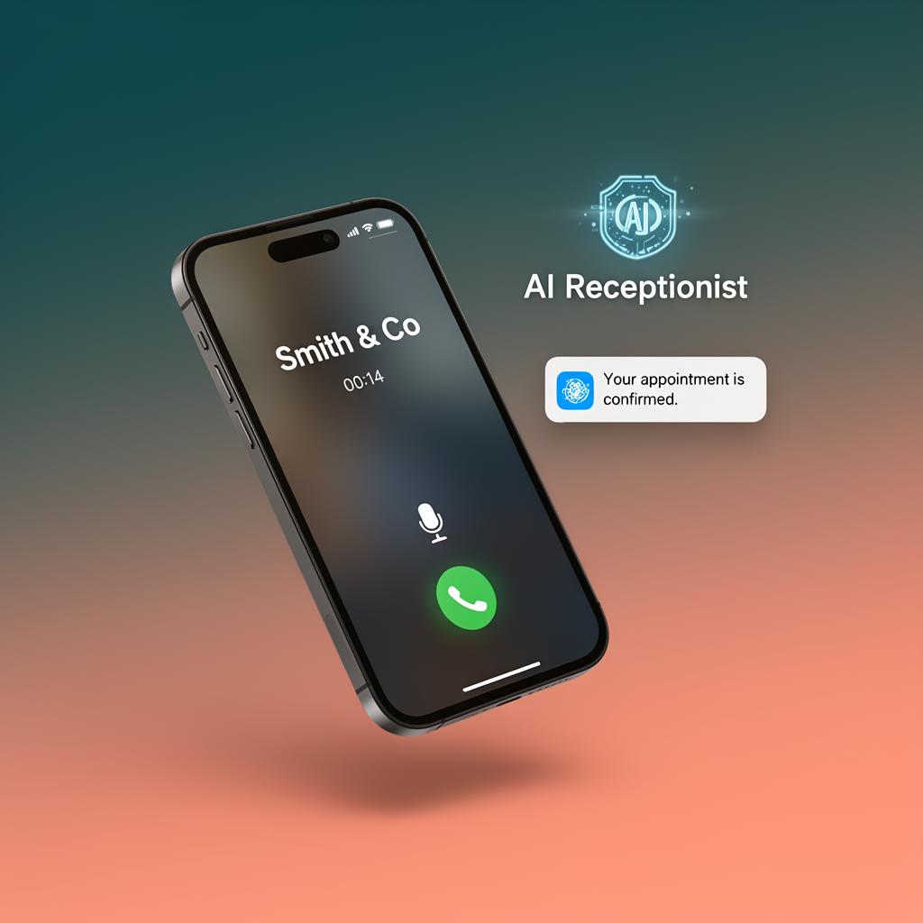 AI Receptionist answering calls and booking appointments